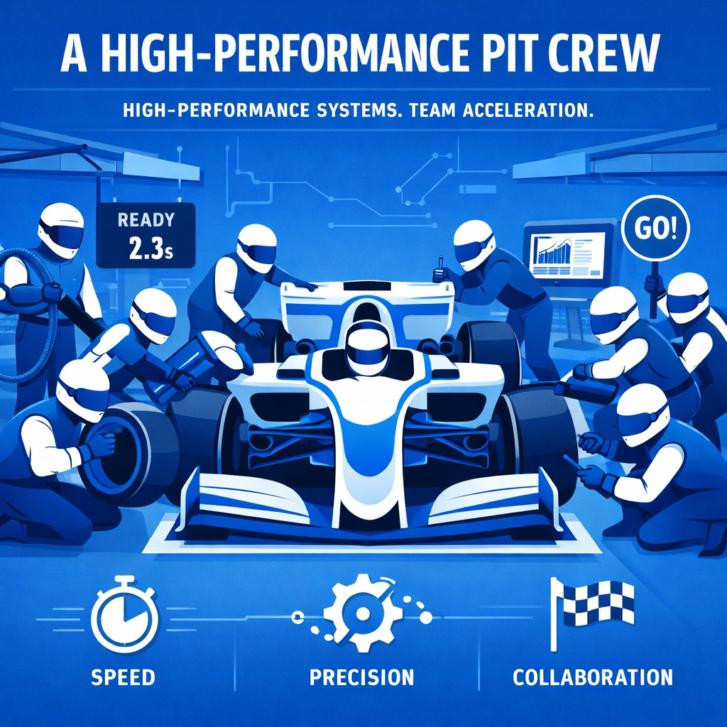 A HIGHPERFORMANCE PIT CREW highperformance systems akin to a roadgoing Formula One vehicleKeep Atlassian blue clean graphical design style-1 A HIGHPERFORMANCE PIT CREW highperformance systems akin to a roadgoing Formula One vehicleKeep Atlassian blue clean graphical design style-1