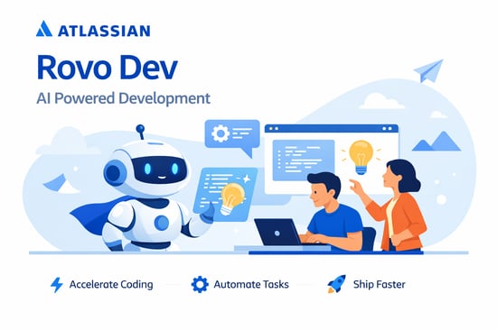 Atlassian Rovo Dev AI Powered DevelopmentI want the style to be atlassian simple design style-3