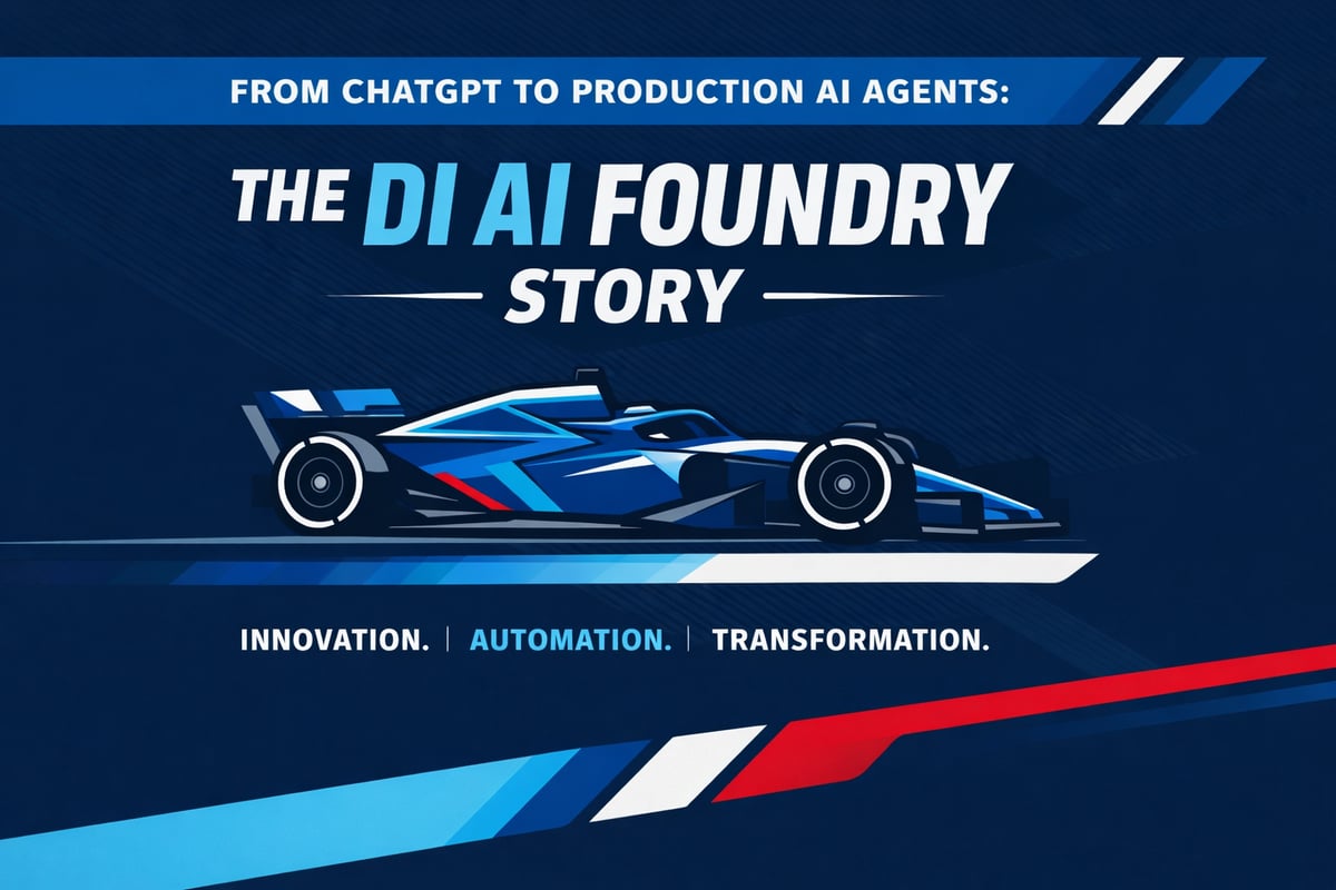 From ChatGPT to Production AI Agents: The DI AI Foundry Story