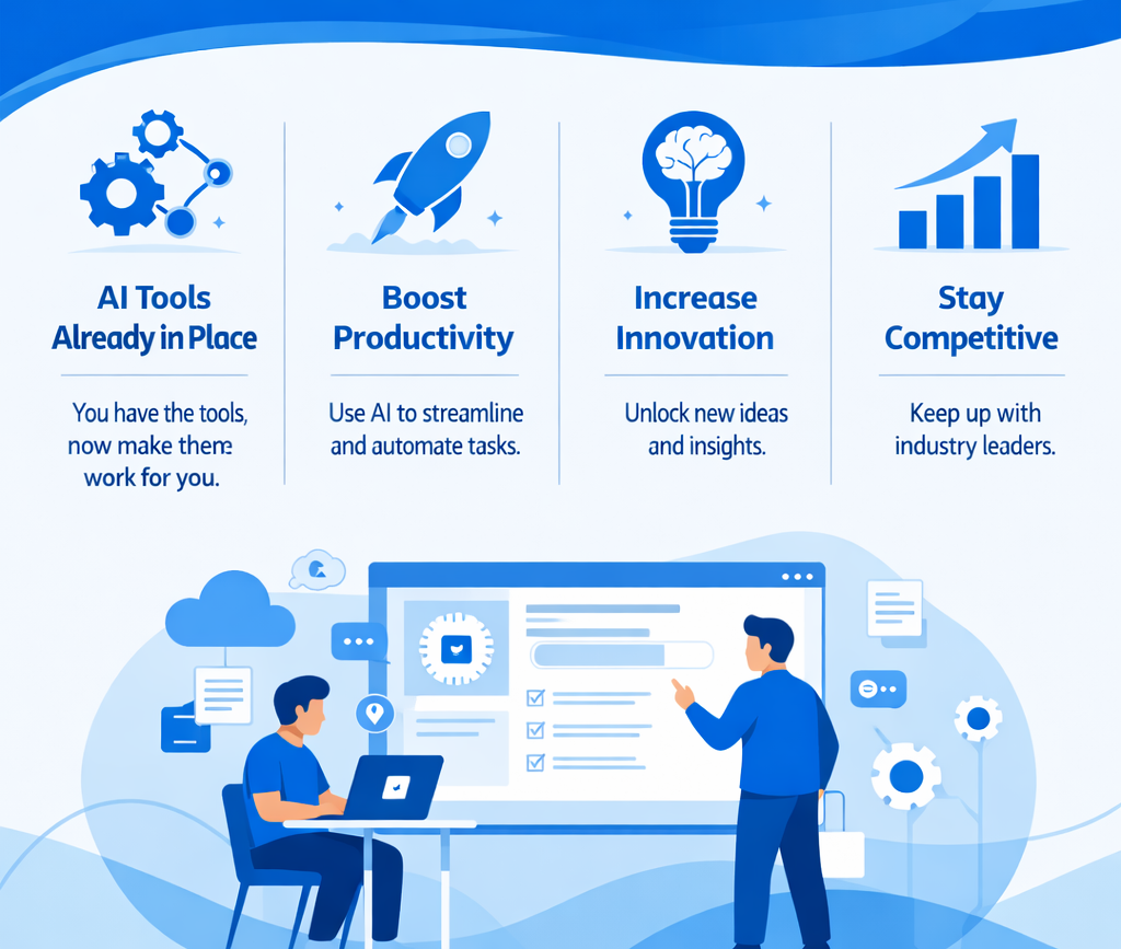 Why Teams Choose AI Fast StartYou Already Have AI Time to Activate ItUse Atlassian Clean blue graphical design style-4-1 Why Teams Choose AI Fast StartYou Already Have AI Time to Activate ItUse Atlassian Clean blue graphical design style-4-1
