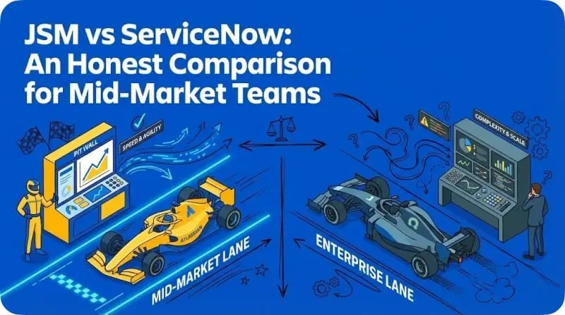 JSM vs ServiceNow: An Honest Comparison for Mid-Market Teams