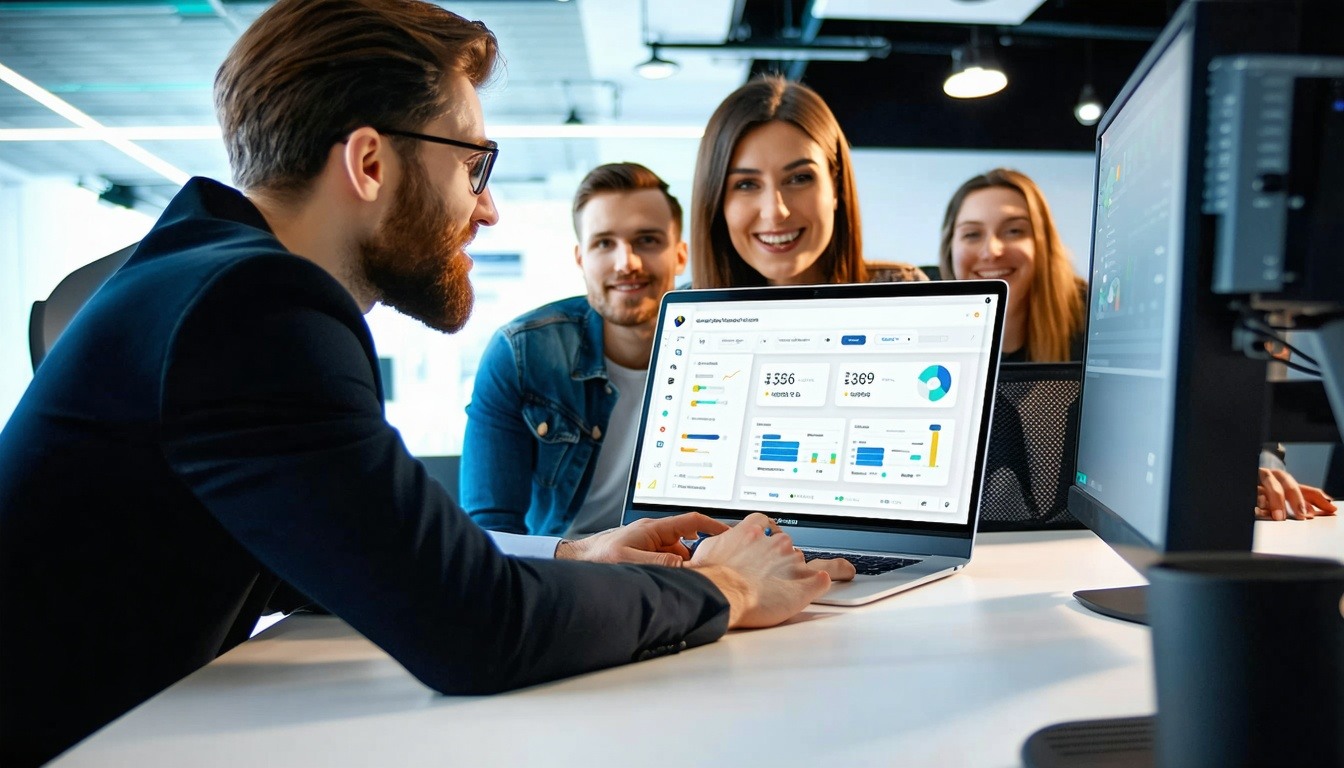 People interacting with expert online for software licensing-1 People interacting with expert online for software licensing-1